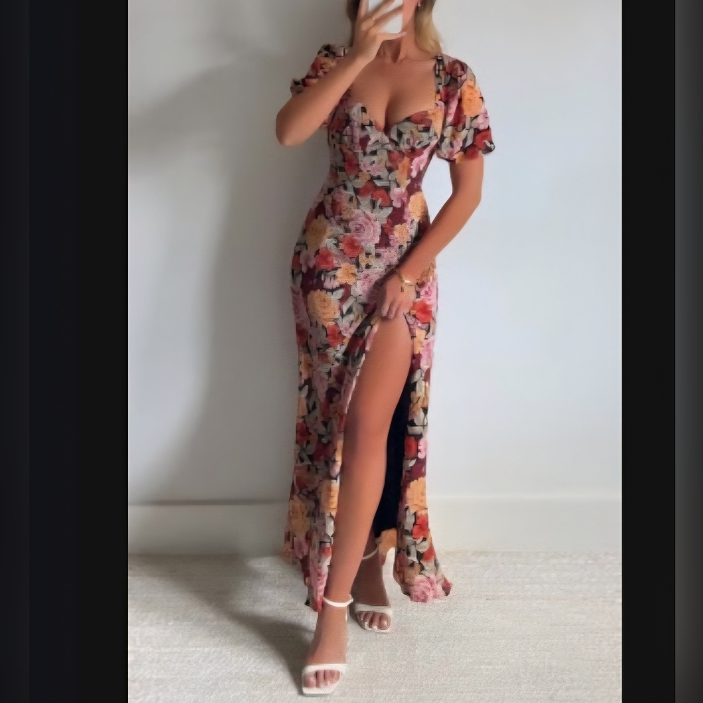 Showpo Multicolor Floral Maxi Dress